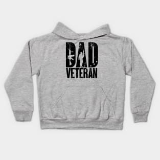 DAD Veteran Military Army Kids Hoodie